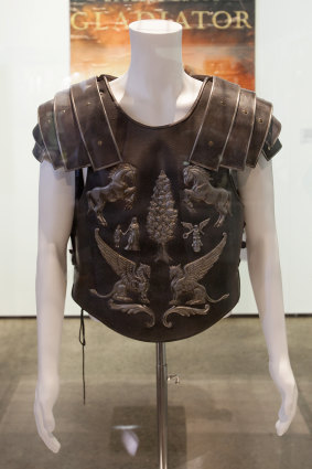 A piece of chest armour from <em>Gladiator</em>, which the National Museum had hoped to snap up.