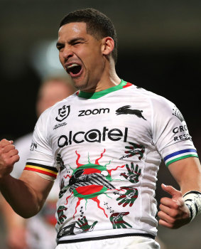 Cody Walker helped design Souths' Indigenous Round jersey this year.