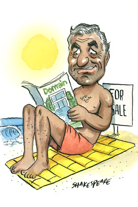 Mark Bouris has slapped down suggestions he wants to sell off a bigger chunk of Yellow Brick Road. Illustration: John Shakespeare