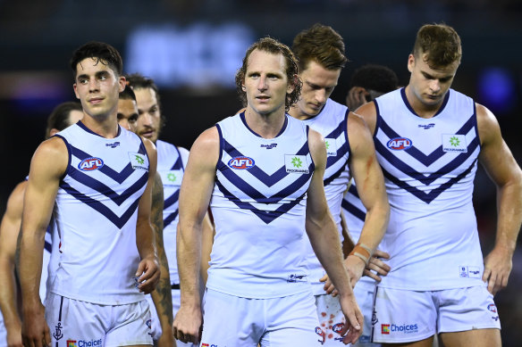 Dockers set sail: Fremantle have begun a nomadic life on the road as the AFL juggles fixtures. 