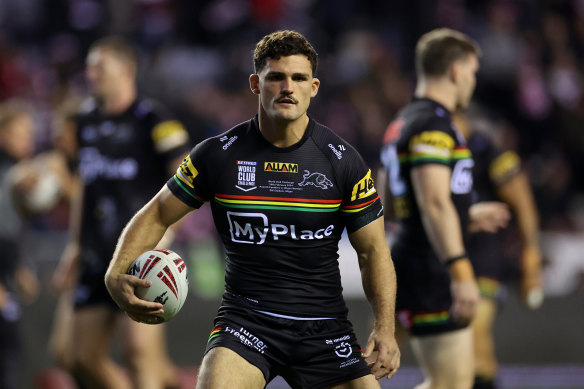 Penrith Panthers halfback Nathan Cleary.