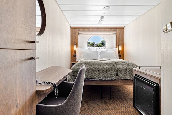 An Arctic Superior Cabin on MS Trollfjord.