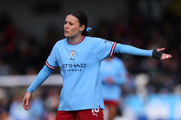 Hayley Raso has struggled to get game time in a Manchester City side that boasts more than a third of the England squad.