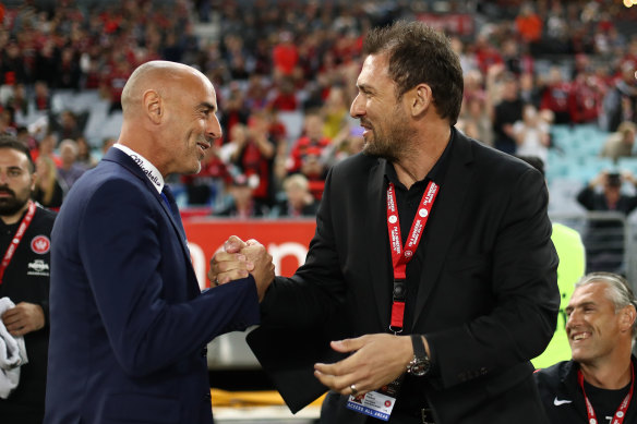 Kevin Muscat and Tony Popovic could be candidates to be next Socceroos boss