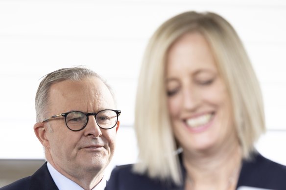Katy Gallagher has contradicted Anthony Albanese on Labor’s costings.