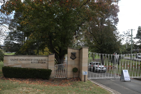 The students who fell in the water went to St Ignatius College Riverview.