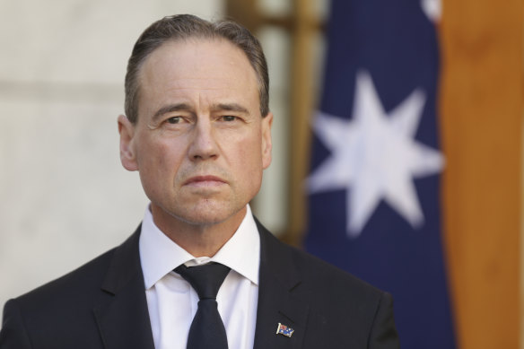 Greg Hunt has linked his hospital-in-the-home shake-up with efforts to reduce health insurers' costs.