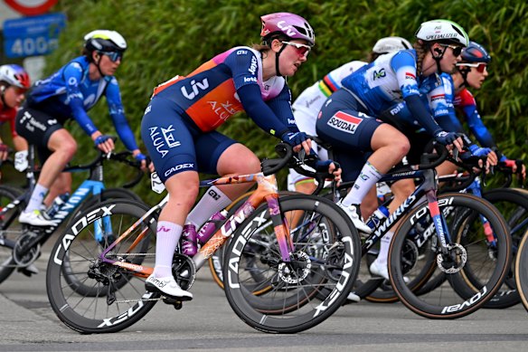 Howe in 2024 racing for Team Liv AlUla.