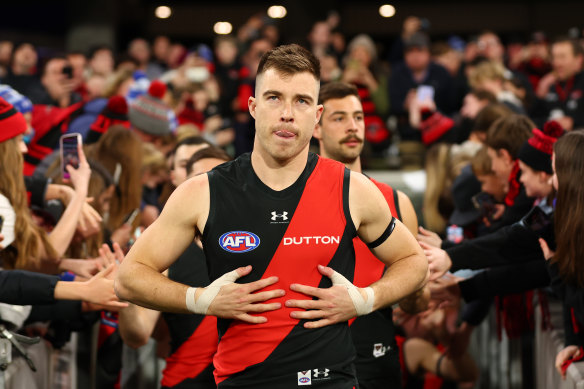 Zach Merrett was well held against the Demons, with drastic results for Essendon.