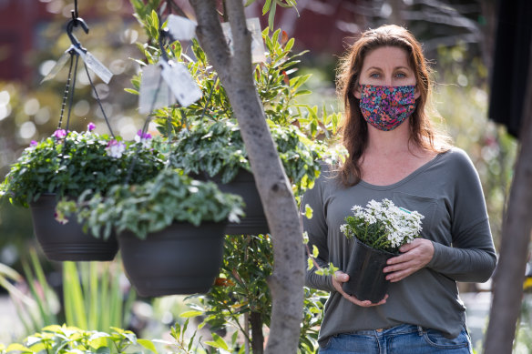 Christine Dahan, from Garden of Eden Nursery in Albert Park.