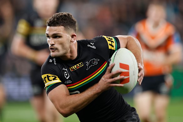 Nathan Cleary has lost only one game against the Knights, back in 2018.