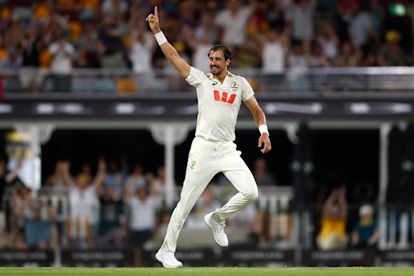 Mitchell Starc starred again in the second Test.