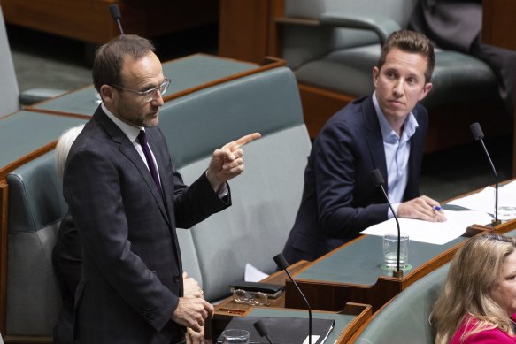 Greens leader Adam Bandt and Max Chandler-Mather, Greens housing spokesperson, have led the fight to demand more housing relief. 
