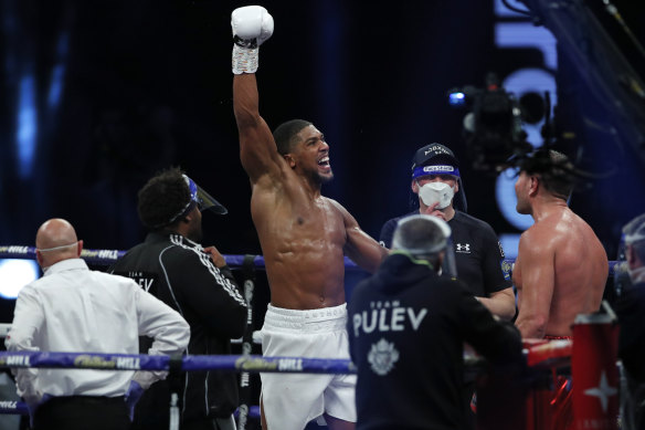 World heavyweight boxing champion Anthony Joshua is confident he'll fight Tyson Fury, when the time is right. 