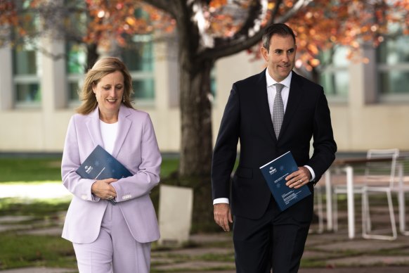 Finance Minister Katy Gallagher and Treasurer Jim Chalmers.