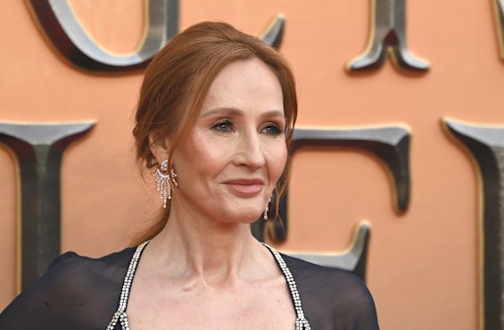 Scottish author J. K. Rowling.