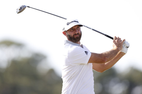 Dustin Johnson is back after a six-week layoff due to a COVID-19 diagnosis.