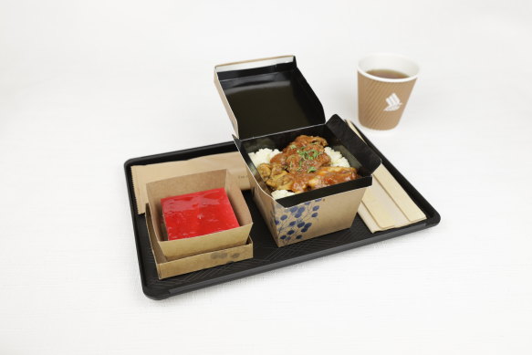 Meal in a (paper) box.