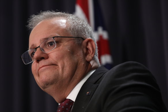 Scott Morrison has struggled to connect with those wanting change over discrimination of women.
