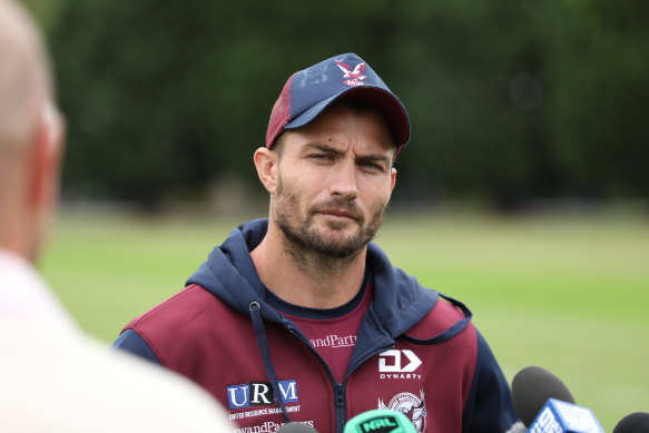 Kieran Foran is back in his happy place at the Sea Eagles.