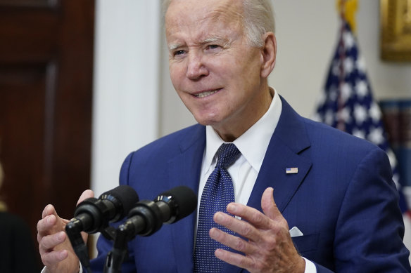 President Joe Biden speaks about the mass shooting at Robb Elementary School in Uvalde.