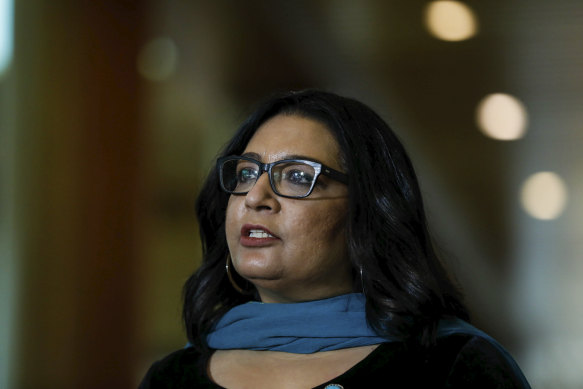 Greens senator Mehreen Faruqi.