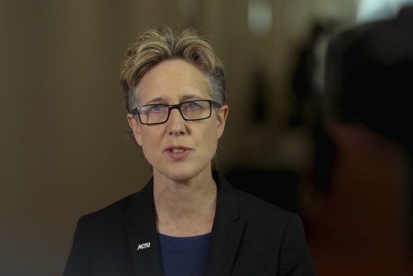 ACTU secretary Sally McManus.