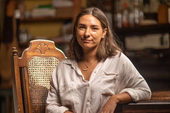 Evelyn Araluen, whose book of poetry Dropbear has won the 2022 Stella Prize.