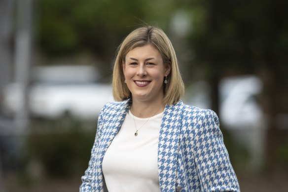 Shadow education minister and Liberal MP for Kew, Jess Wilson.