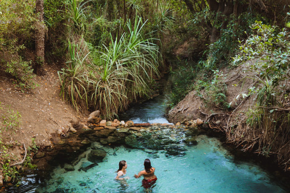 Enjoy a dip in the natural swimming holes of Nitmiluk.