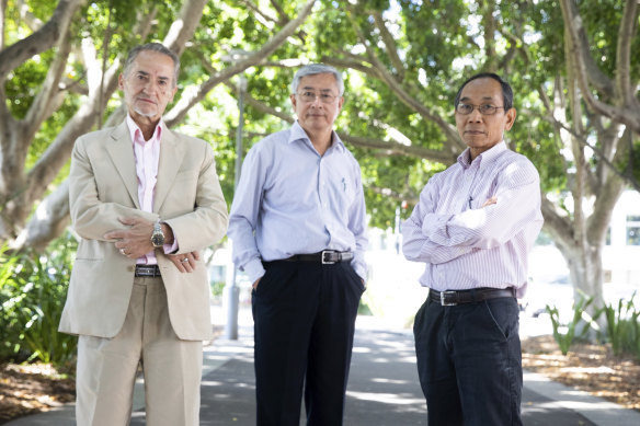Translators Ali Bazzi, Kim Vo and Ninh Nguyen have at least 90 years of experience between them.