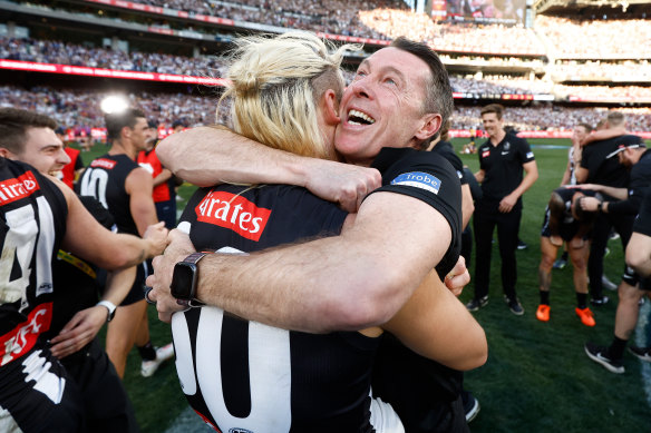 Benji Marshall shares a philosophy with Collingwood’s AFL premiership-winning coach Craig McRae.