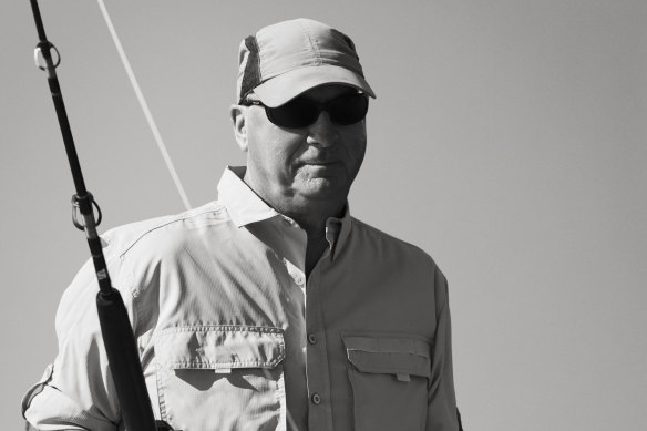 Mineral Resources ceo Chris Ellison was “the fisherman” in a company campaign to promote the individuality of its workforce.