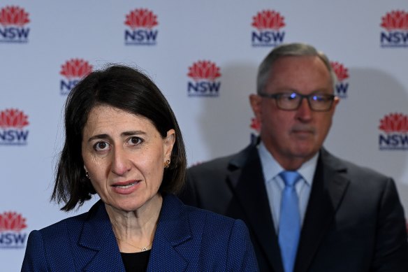 NSW Premier Gladys Berejiklian announces the easing of COVID-19 restrictions.