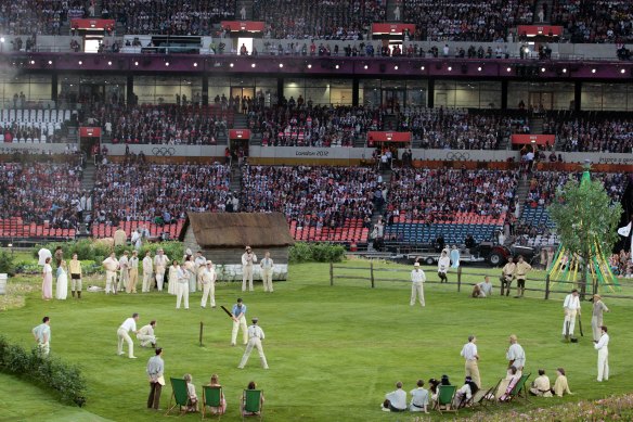 Cricket featured at the London 2012 Olympics opening ceremony, but the sport has not officially been played at the Games since 1900.