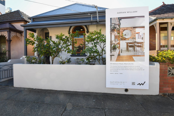 A house for sale in Marrickville in the inner west, where 5.65 per cent of homes transacted in the year to May 2022.