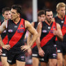 Bombers players dejected after Sydney loss 