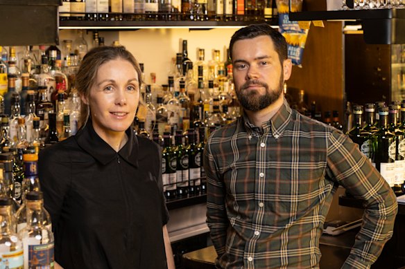 Brooke Hayman and Julian White of Whisky and Alement, which has built a strong community.