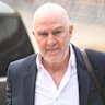 Carlton CEO Graham Wright arrives at Princes Park on Tuesday as news emerges of Michael Voss’ resignation as senior coach.