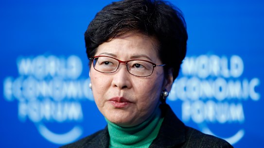 Hong Kong chief executive Carrie Lam.