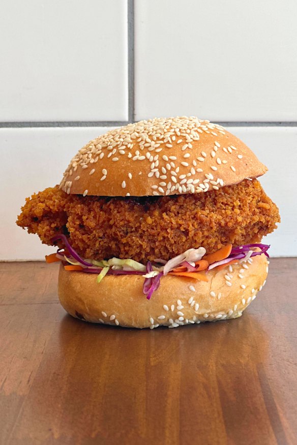 Katsu burger at Burgers by HMC.