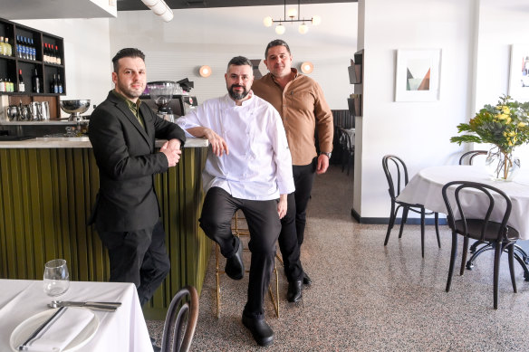 Sosta’s new owners (L-R) Roby Giannetta, Alex Tintori and Frank Remoundos.