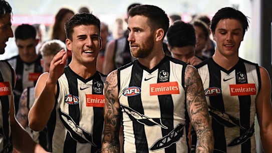 Jeremy Howe says the Magpies are enjoying their football under Craig McRae.