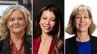 Nicola Forrest, Jun Bei Liu and Catherine Allfrey.