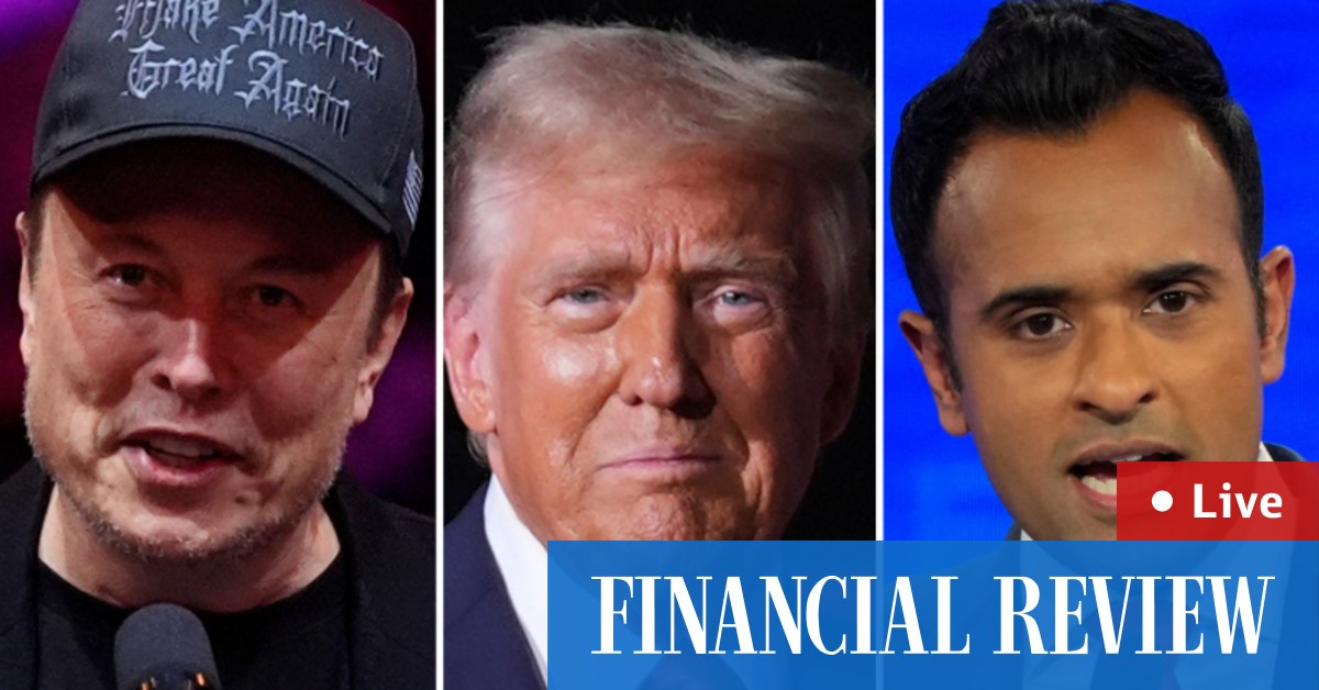 US election results 2024 Donald Trump names Elon Musk, Vivek Ramaswamy