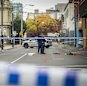 Police cordon off the streets after a late-night, drive-by shooting at Love Machine nightclub in Prahran in 2019.