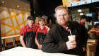 Rhys Taylor is the manager of McDonalds on Victoria St in Chatswood which has been able to hire more staff using $1,000 sign on bonus.

