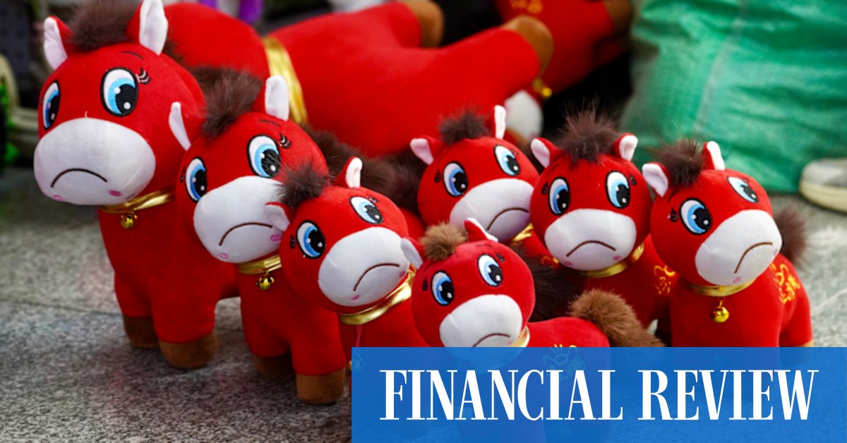 Viral 'Crying Horse' Plush Reflects Economic Uncertainty