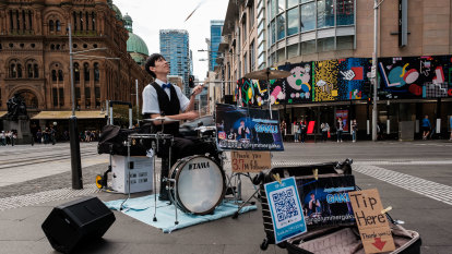 Their beat is back, but can buskers survive after COVID-19 killed cash?