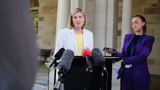 Shannon Fentiman announces her Labor leadership bid.